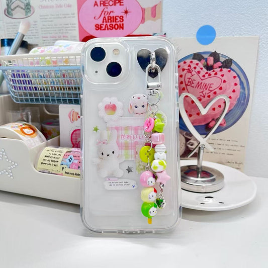 Pink Green Miffy Sony Angle Sticker Phone Case