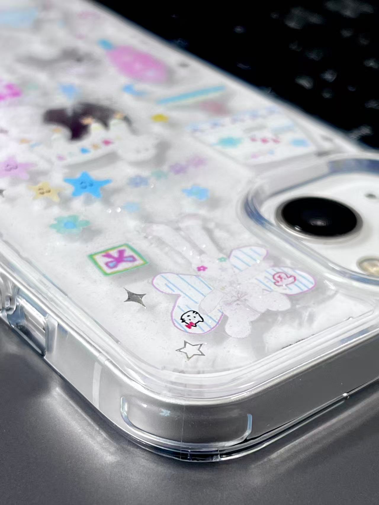 Pink House Sweet Rabbit Handmade Sticker Phone Case Samsung Case