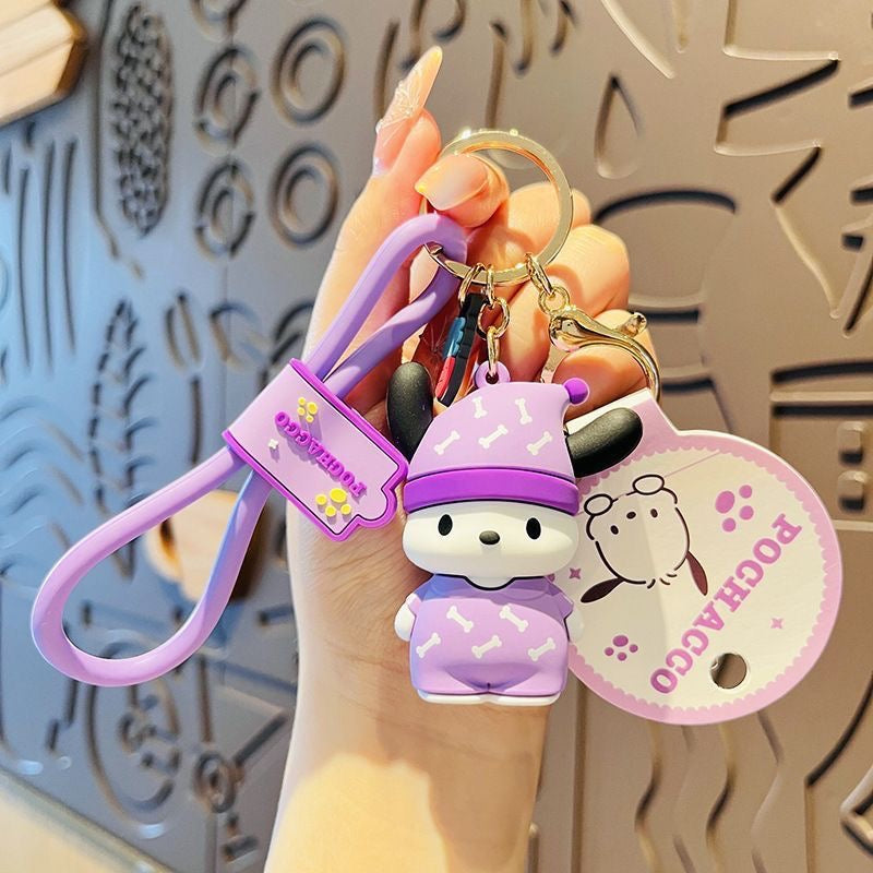 Pochacco Backpack Pendant Keychain