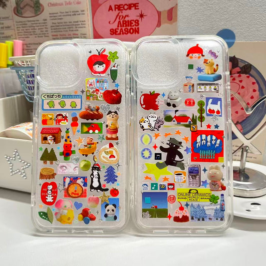 Rainbow Hues Handmade Sticker Phone Case Samsung Case (Resin Version)