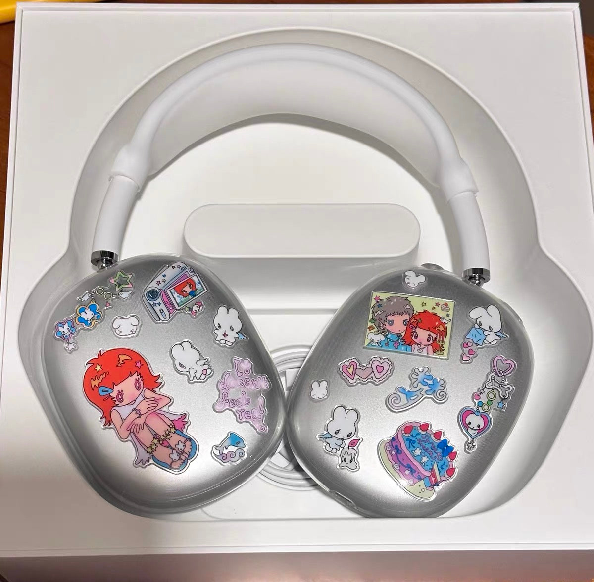 Red Hair Girl Birthday Cake Sticker Sheet