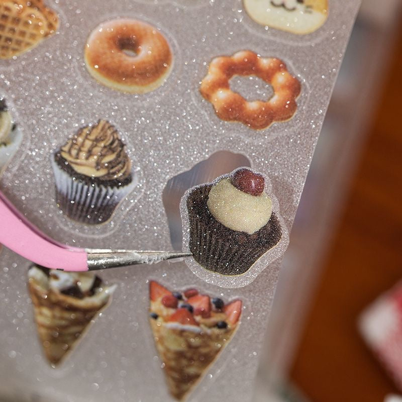 Japanese Retro Food Sticker Roll