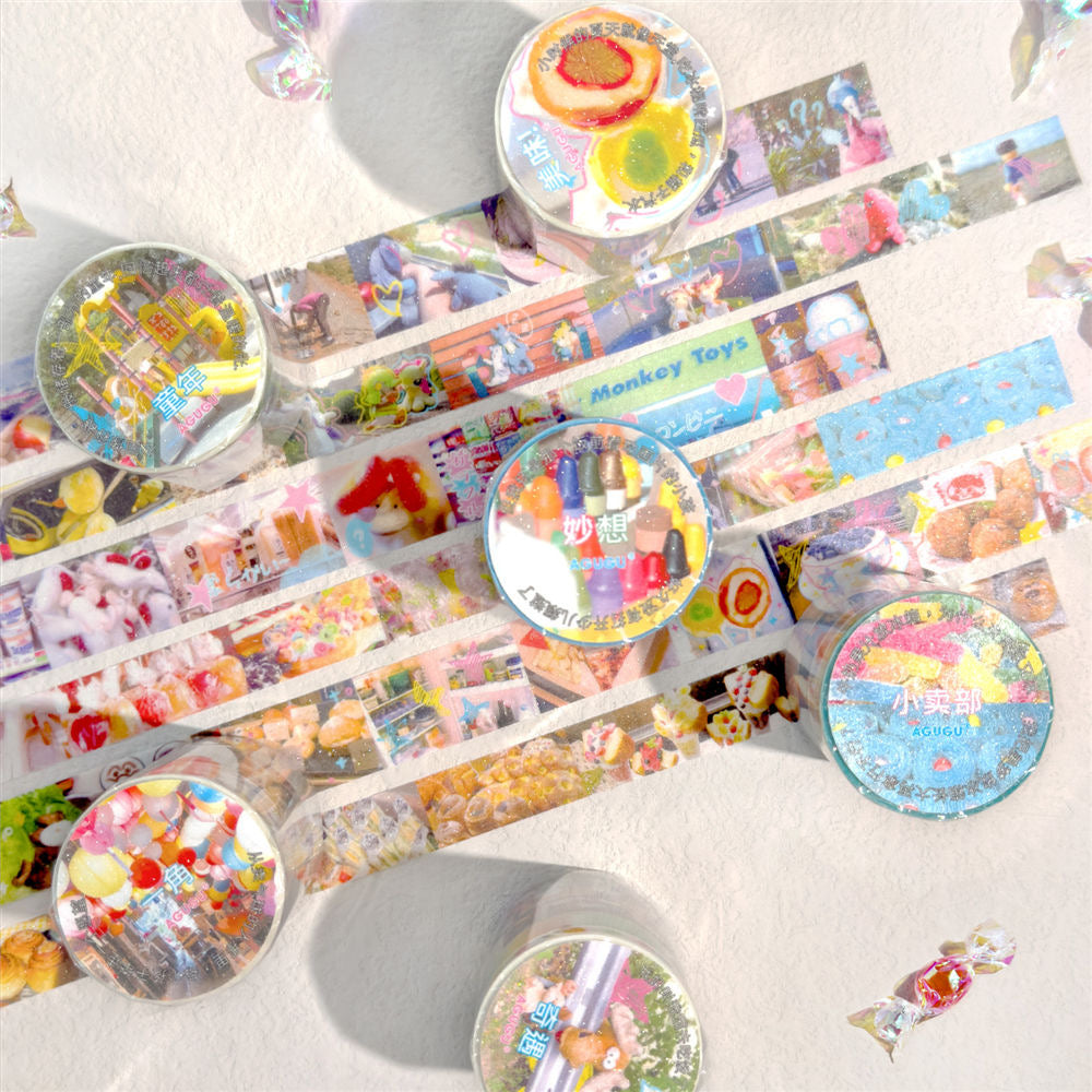 2M Retro Photo Dream Core Style Sticker Roll Set Of 4