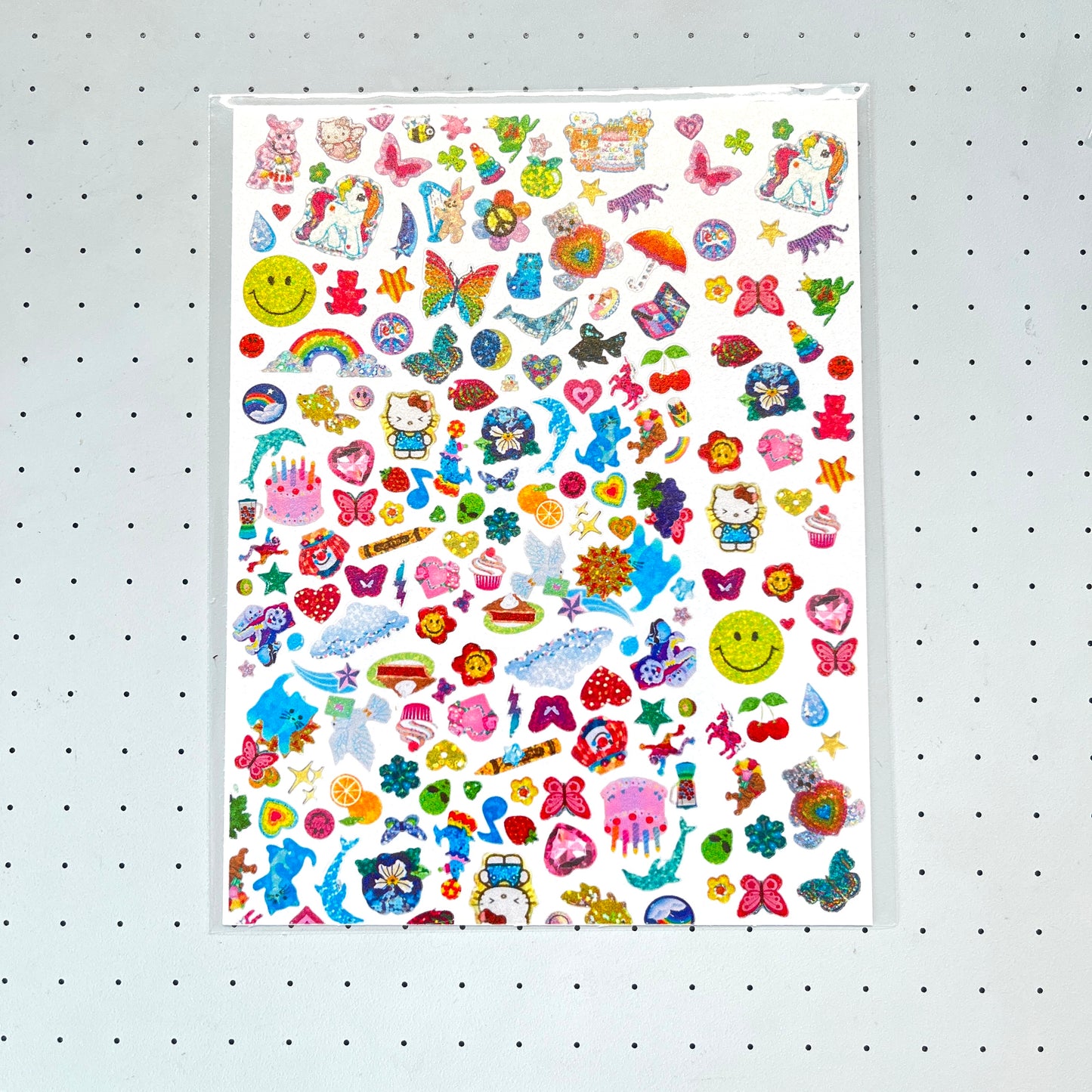 Retro Y2K Pixel Frutiger Sticker Sheet