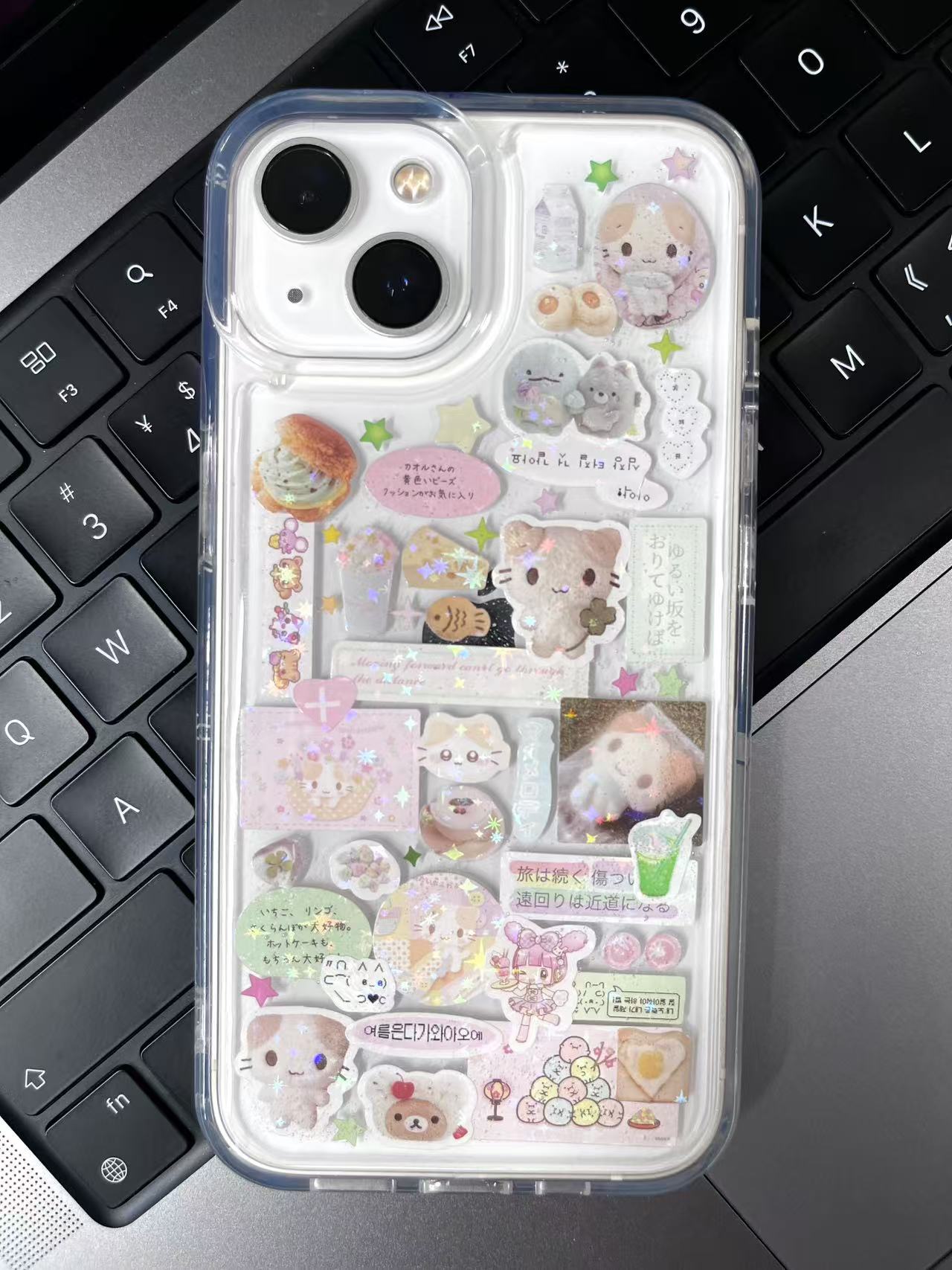 Rilakkuma Mashumaro Handmade Sticker Phone Case