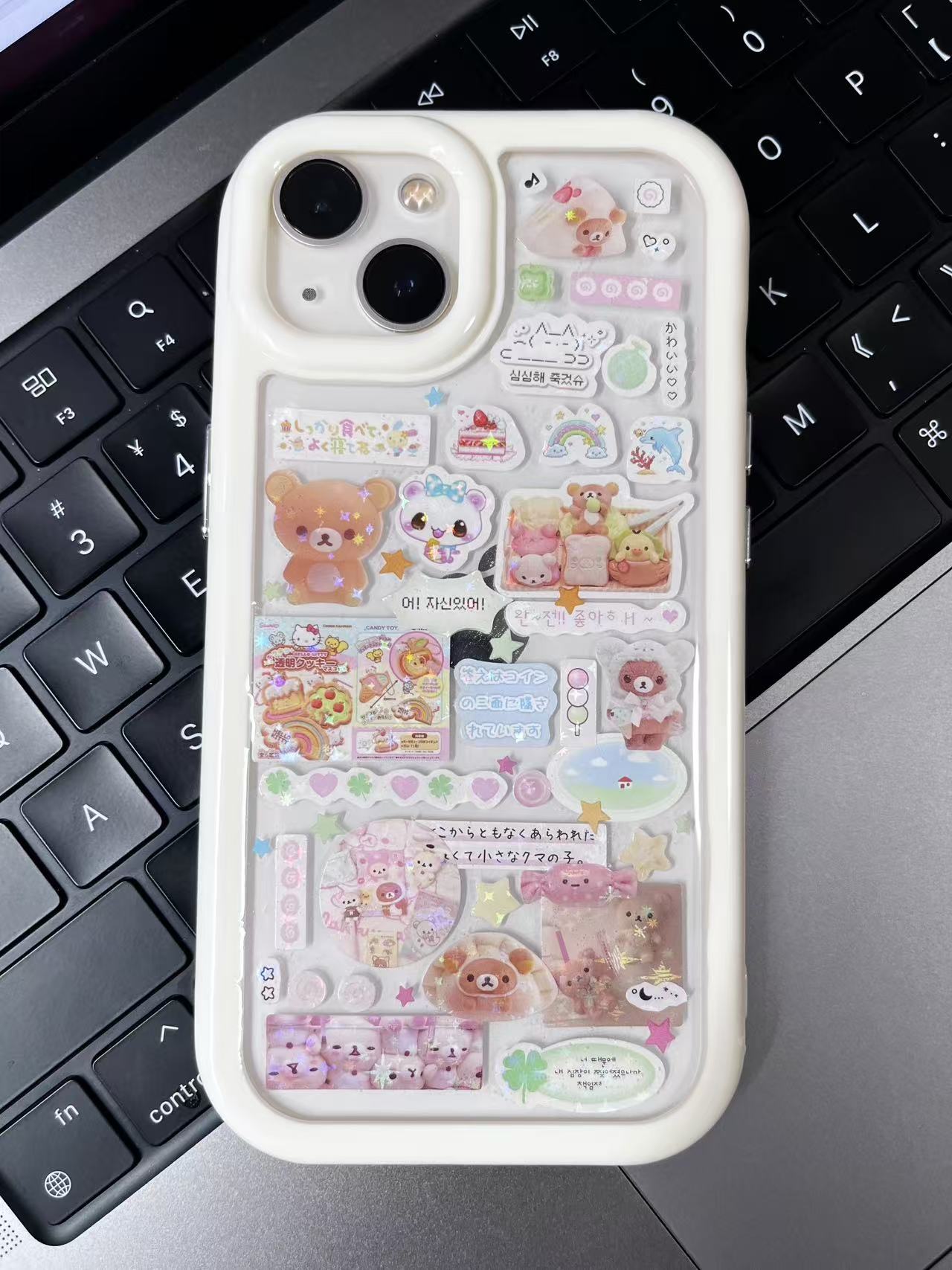 Rilakkuma Mashumaro Handmade Sticker Phone Case