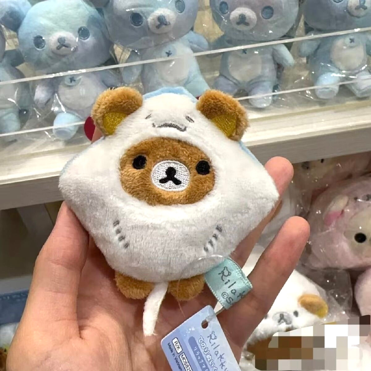Rilakkuma Ocean Series Octopus Bear Pendant Doll