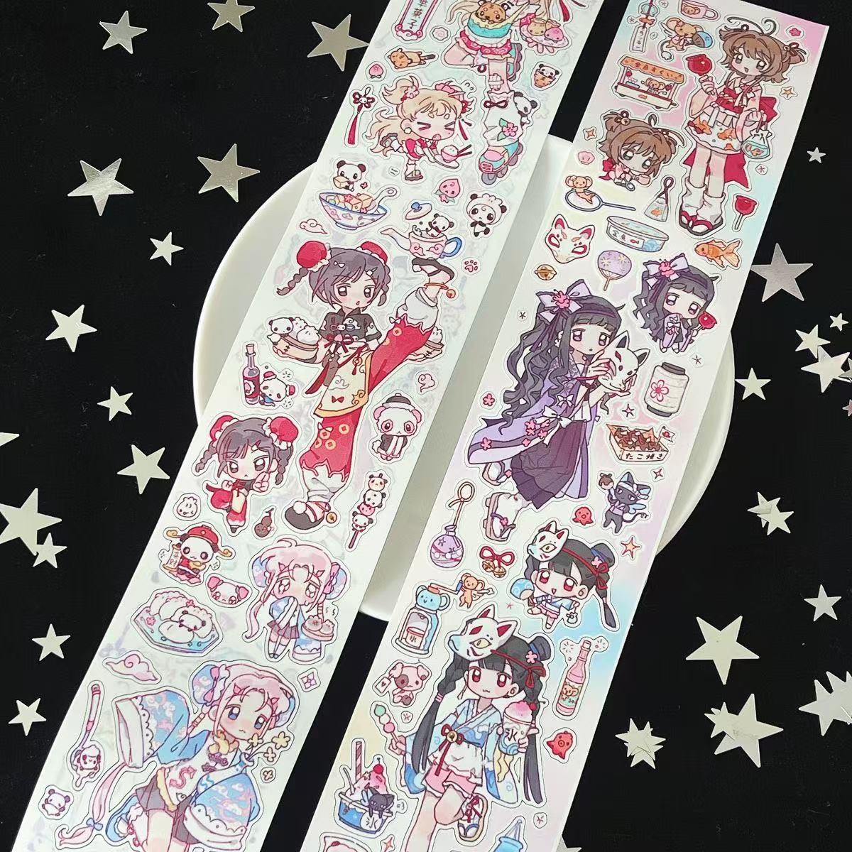 3.5M Sakura Sticker Roll Set of 2