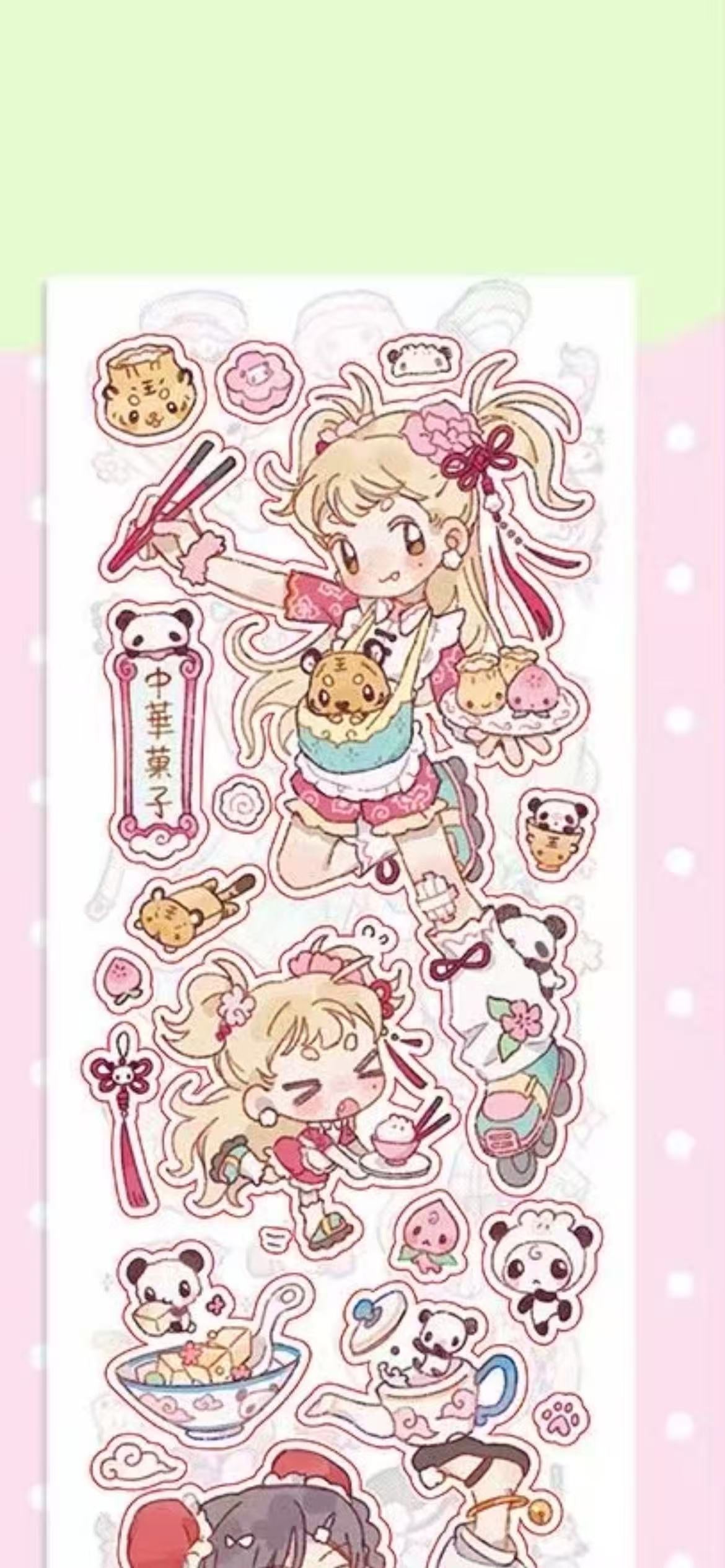 3.5M Sakura Sticker Roll Set of 2