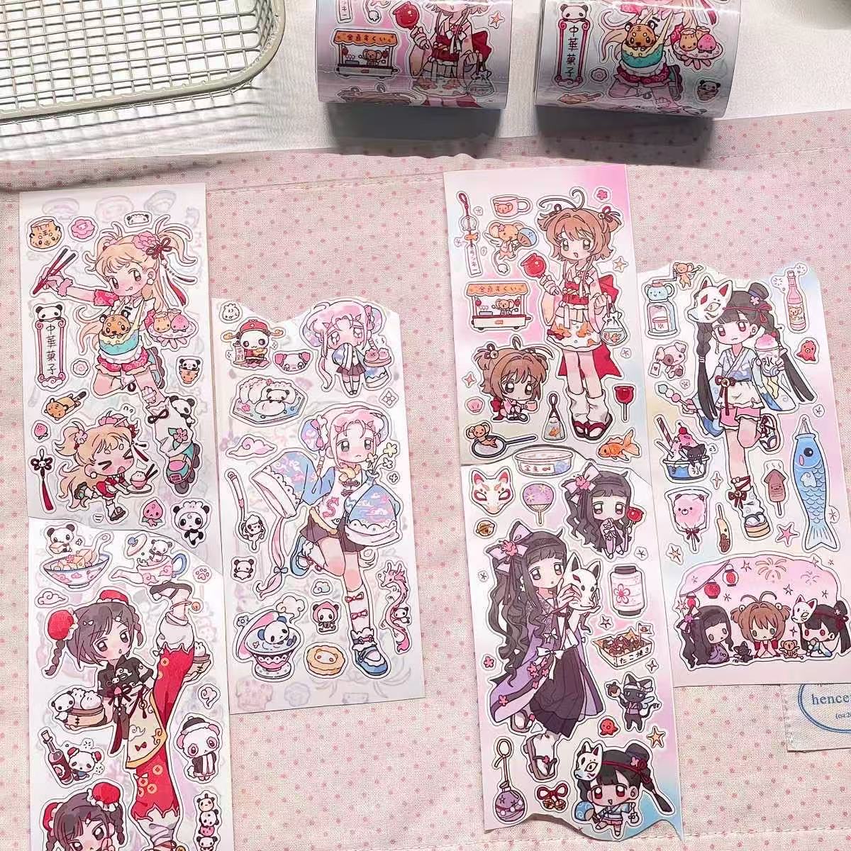 3.5M Sakura Sticker Roll Set of 2