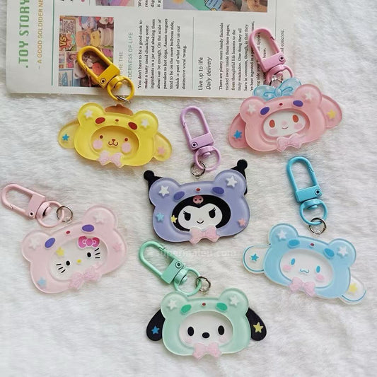 Sanrio Cute Cartoon Acrylic Keychain