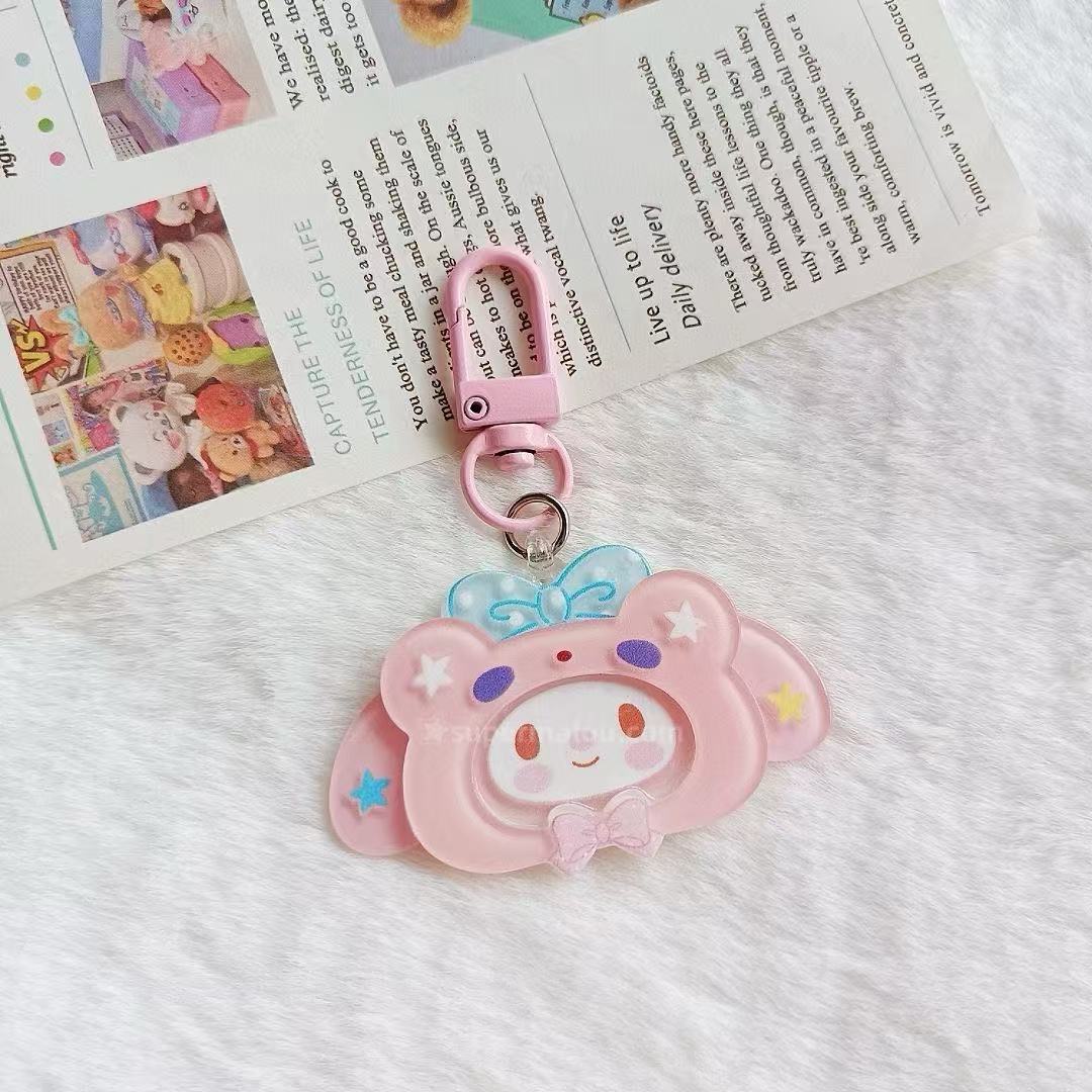 Sanrio Cute Cartoon Acrylic Keychain