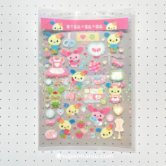 【Limited Edition】Sanrio Usahana Laser Sticker