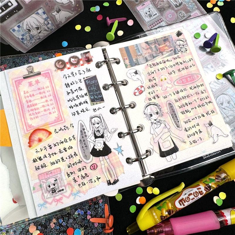 15.78Inches Scraps of Time Sticker Roll Set Of 3