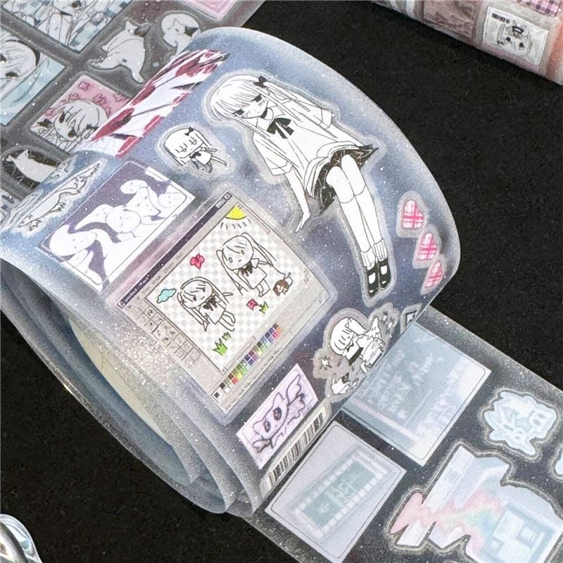 15.78Inches Scraps of Time Sticker Roll Set Of 3