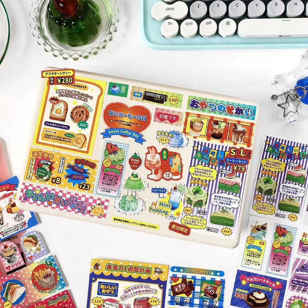 Showa Canteen Series Dessert Stickers