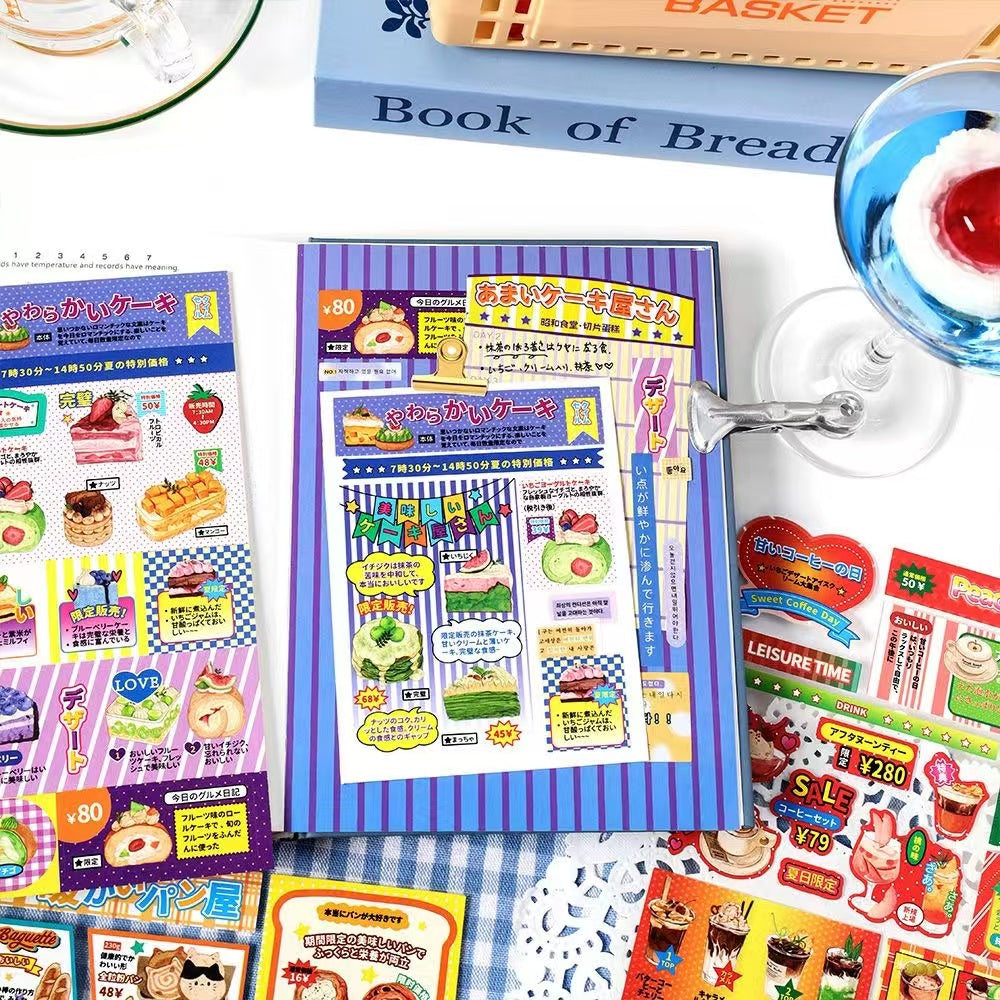 Showa Canteen Series Dessert Stickers