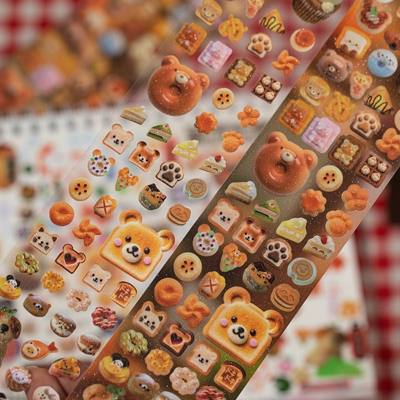 Showa Series Clover Gold Fish Sticker Roll