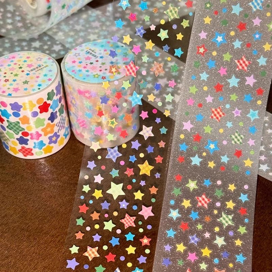 5meter Star Sticker Roll Scrapbook Waterproof Stickers