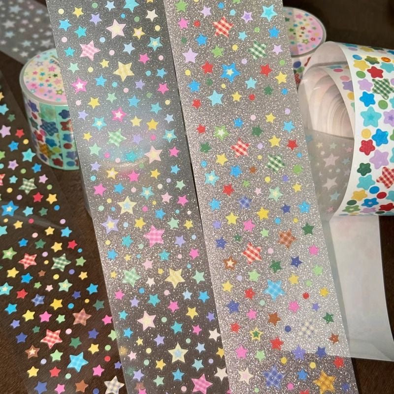 5meter Star Sticker Roll Scrapbook Waterproof Stickers