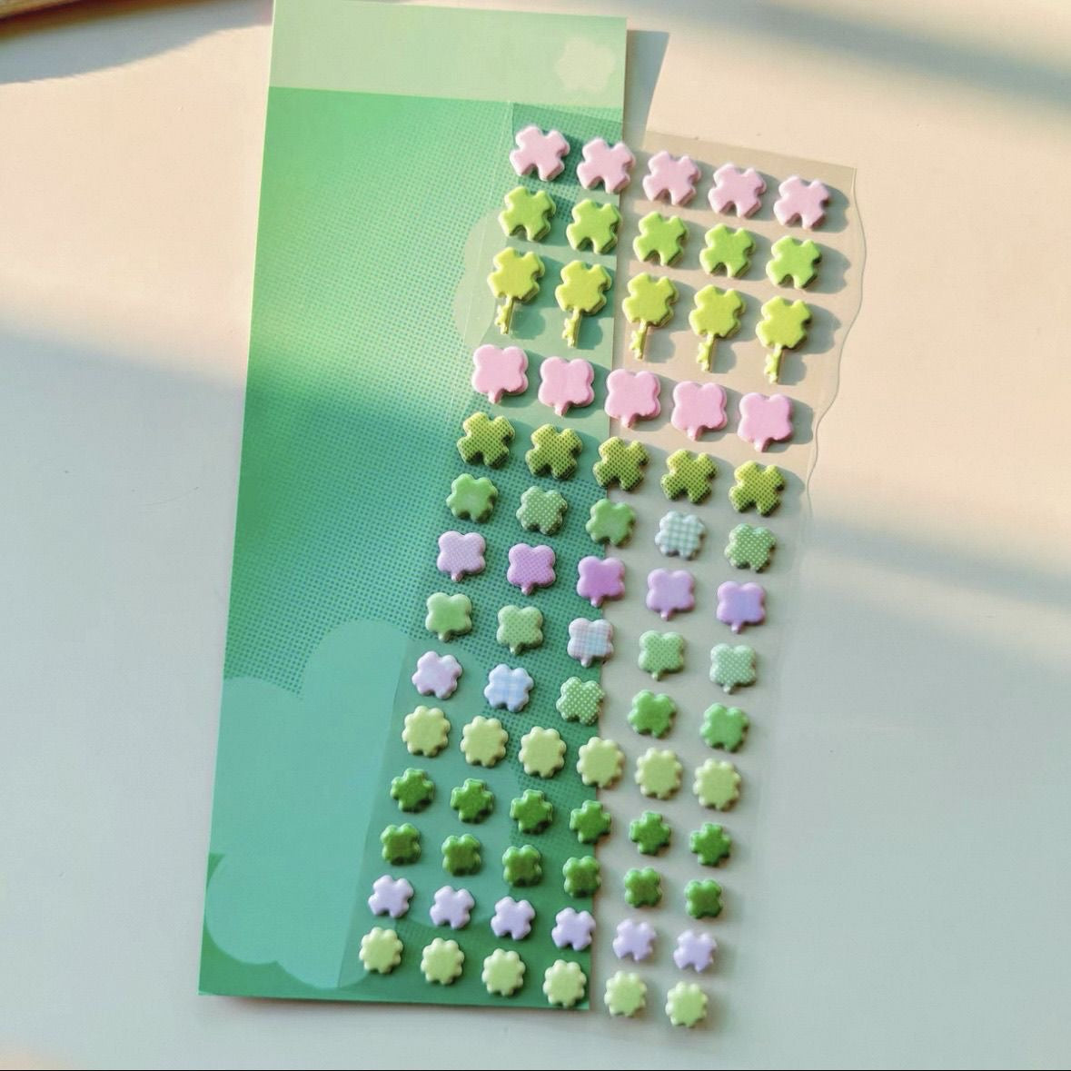 Star Tomato Clover Cute 3D Stickers Set of 6