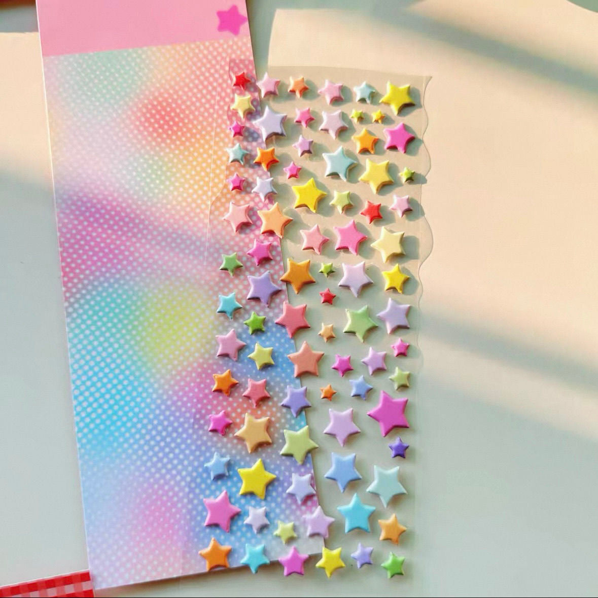 Star Tomato Clover Cute 3D Stickers Set of 6