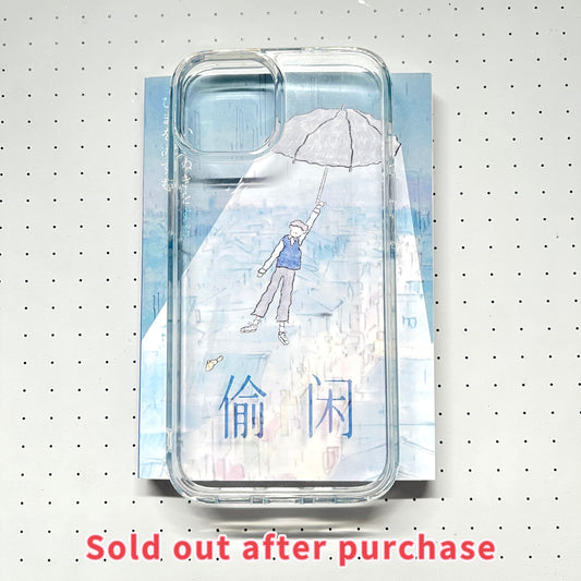 【Limited Edition 9】Steal a moment of leisure Sticker Book Handmade Sticker Phone Case