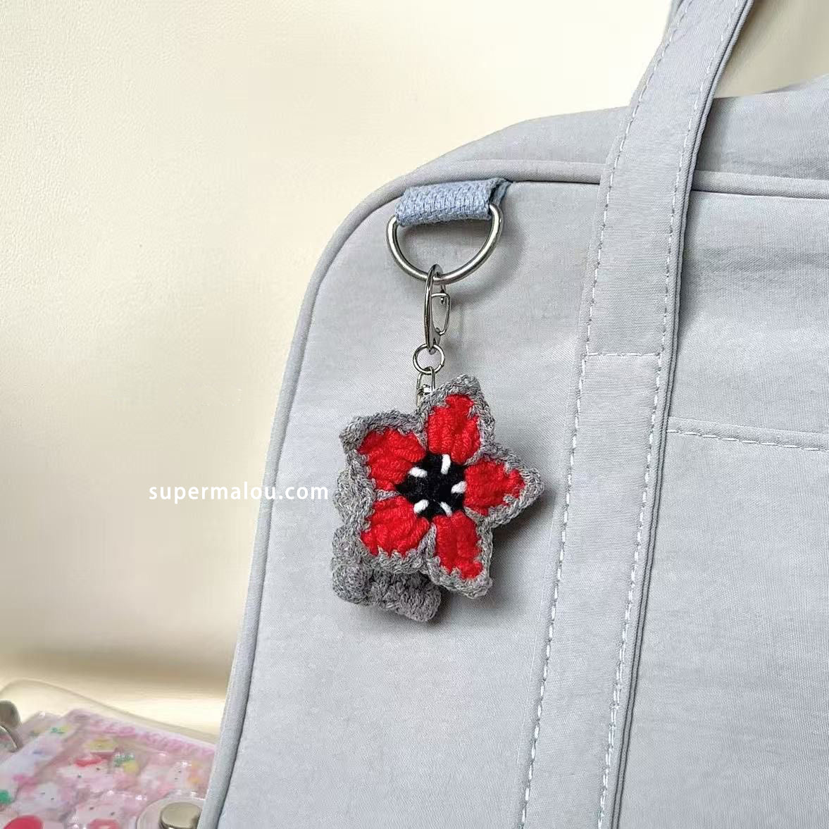 Stranger Things Knitted Plush Pendant Keychain Phone Chain