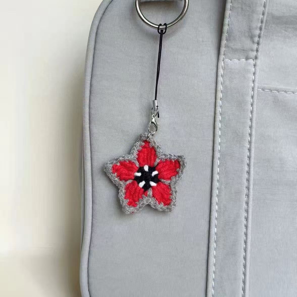 Stranger Things Knitted Plush Pendant Keychain Phone Chain