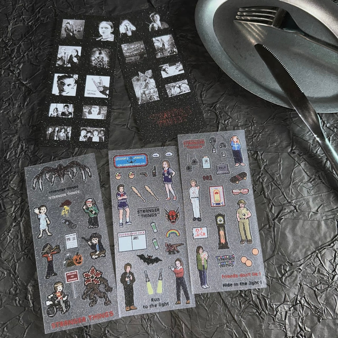 Stranger Things Sticker Sheet Set Of 5