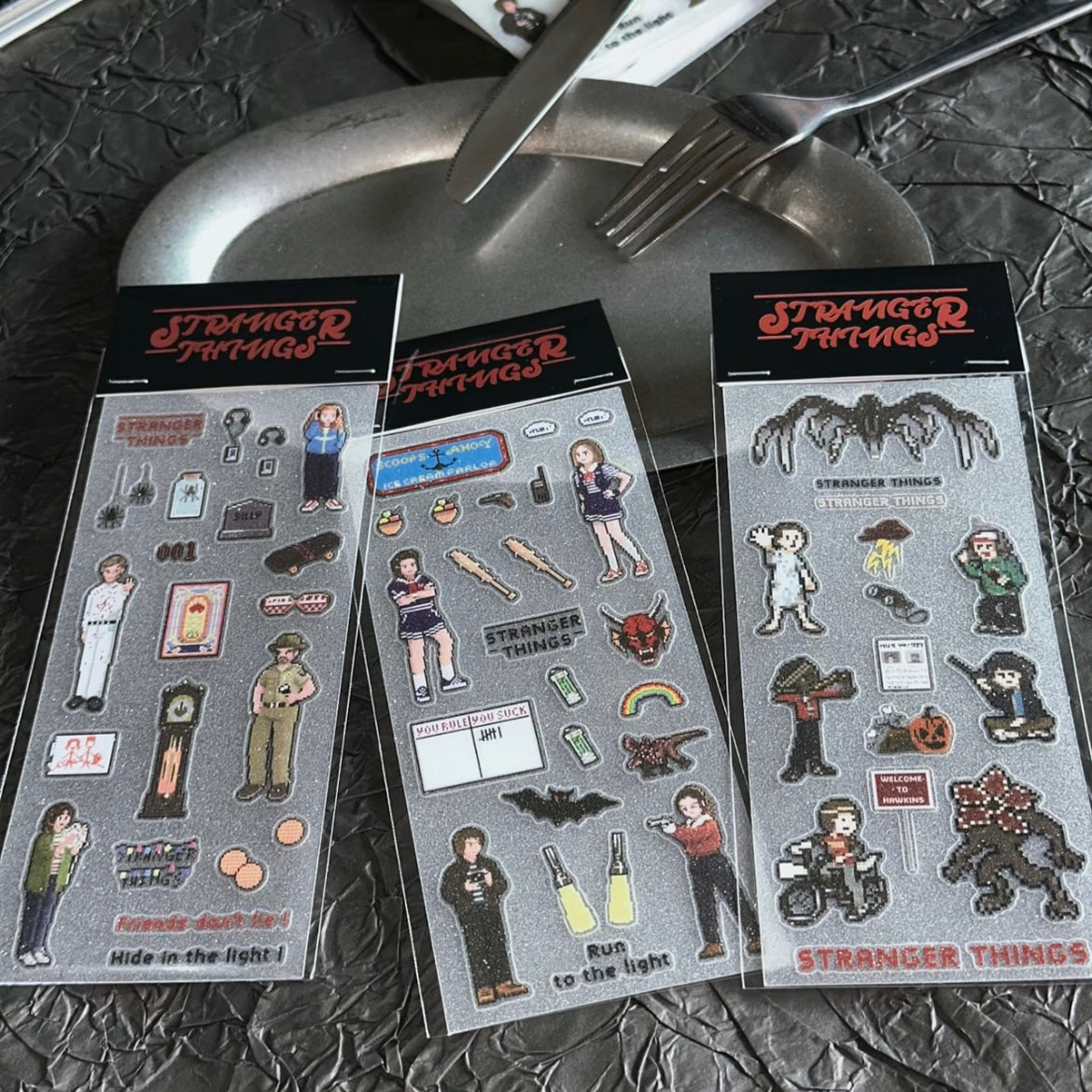 Stranger Things Sticker Sheet Set Of 5