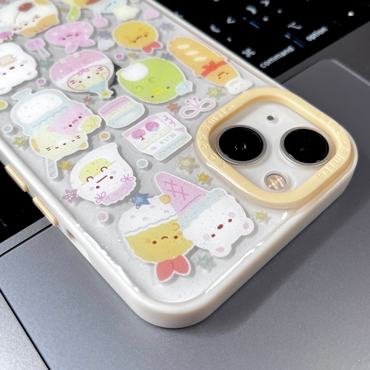 Sumikkogurashi Rilakkuma Handmade Sticker Phone Case Samsung Case