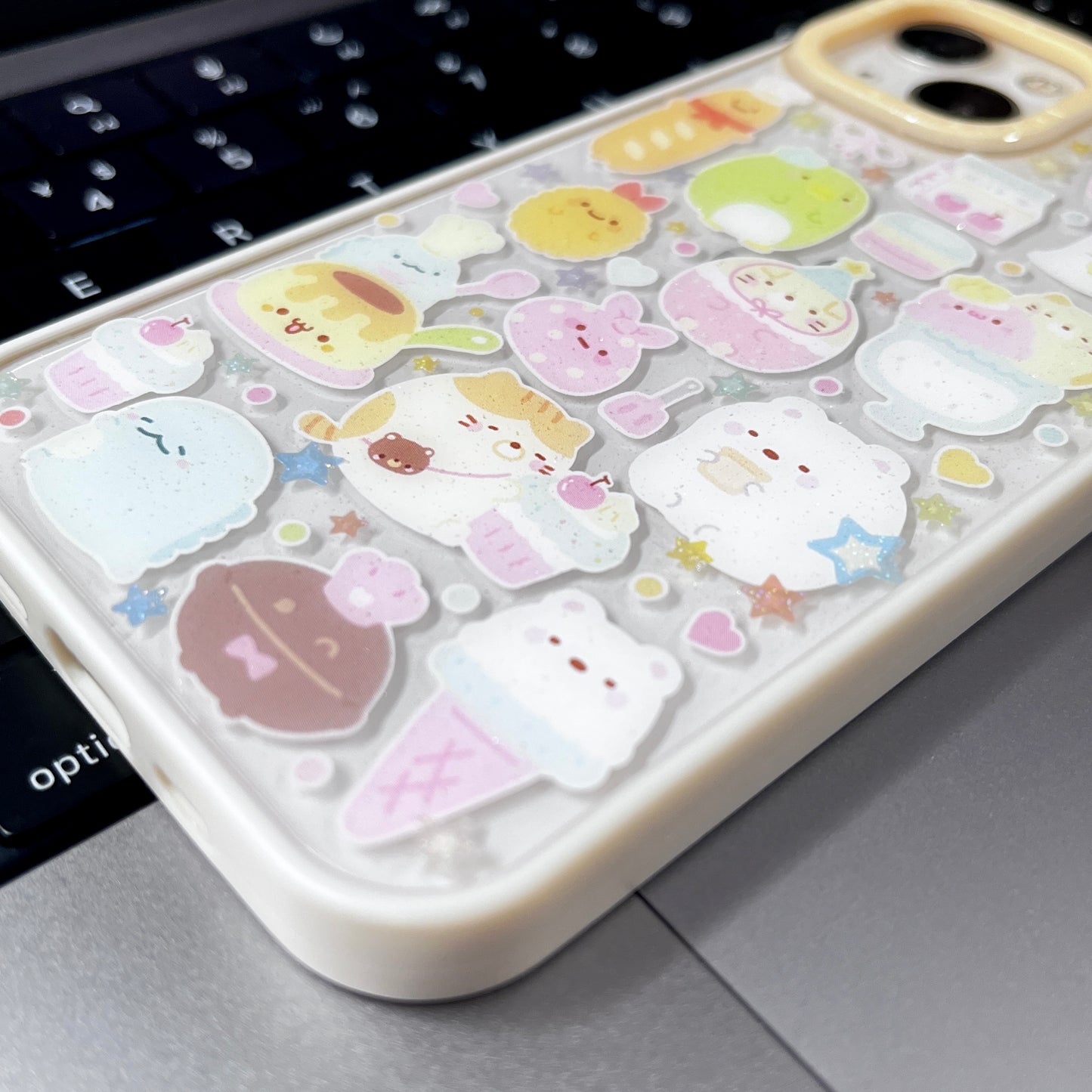 Sumikkogurashi Rilakkuma Handmade Sticker Phone Case Samsung Case