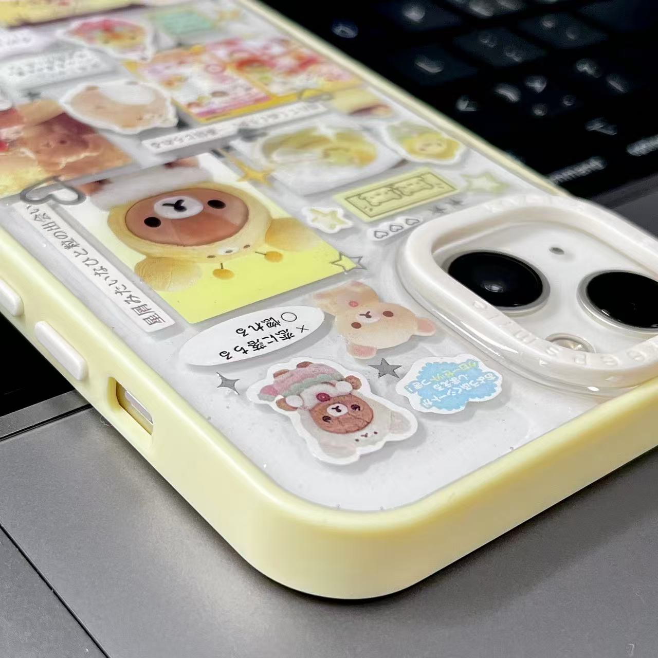 Sumikkogurashi Rilakkuma Handmade Sticker Phone Case Samsung Case