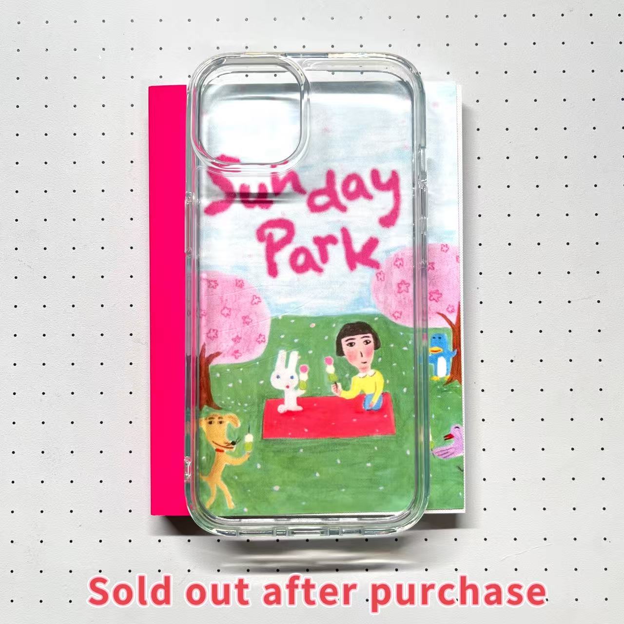 【Limited Edition 6】Sunday Park Sticker Book Handmade Sticker Phone Case
