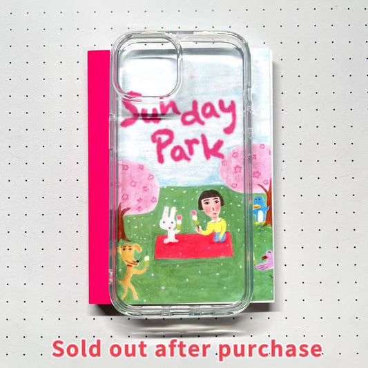 【Limited Edition 6】Sunday Park Sticker Book Handmade Sticker Phone Case