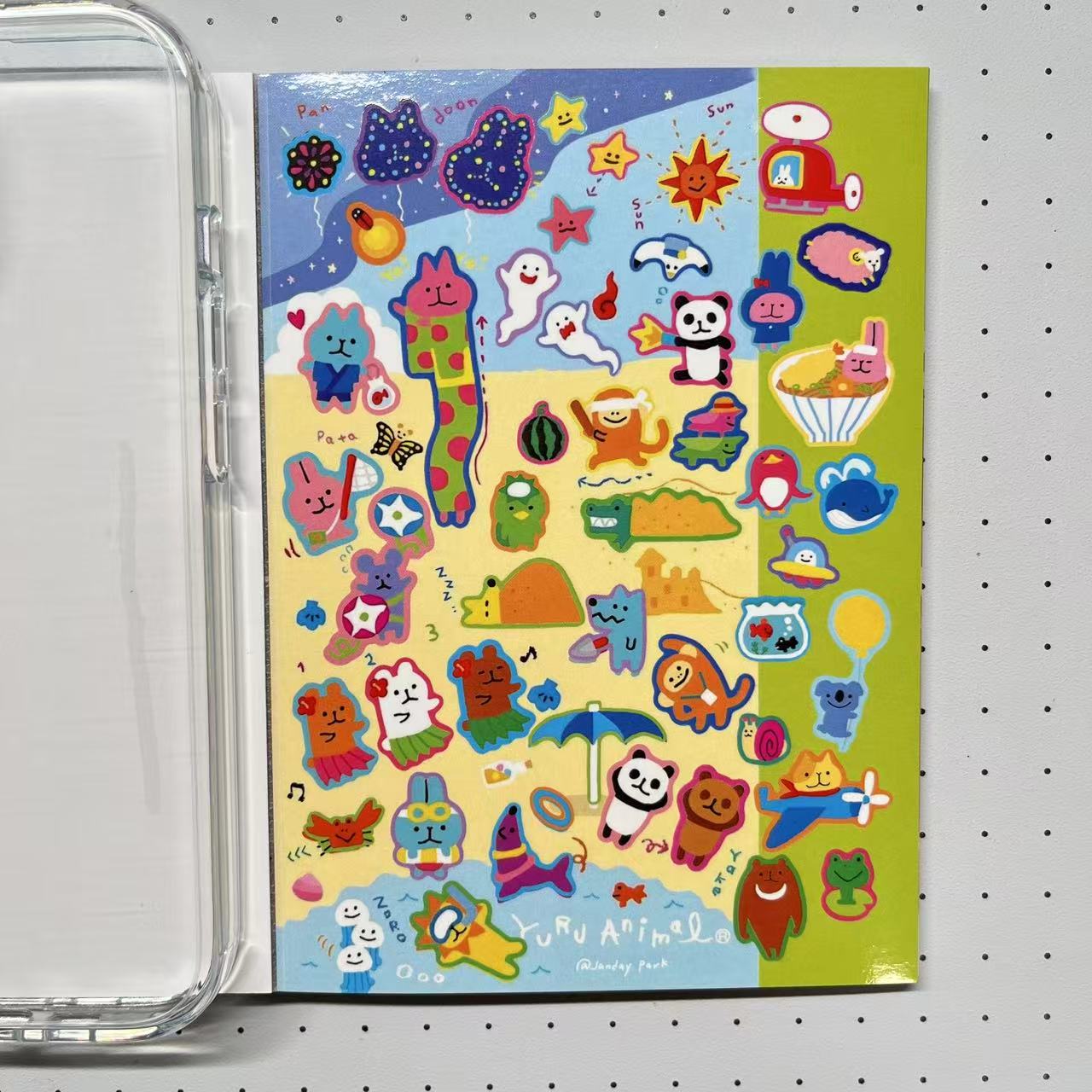 【Limited Edition 6】Sunday Park Sticker Book Handmade Sticker Phone Case