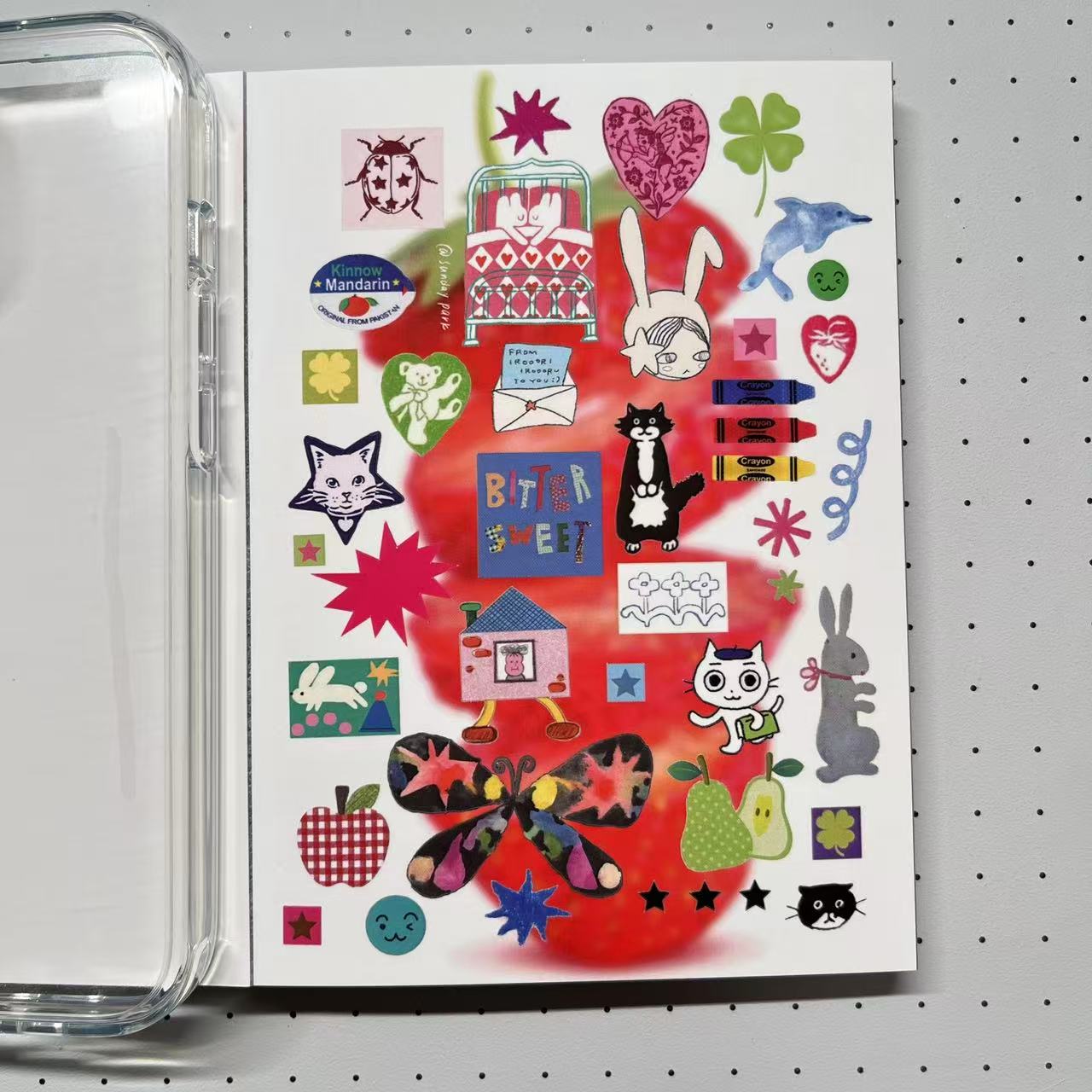 【Limited Edition 6】Sunday Park Sticker Book Handmade Sticker Phone Case