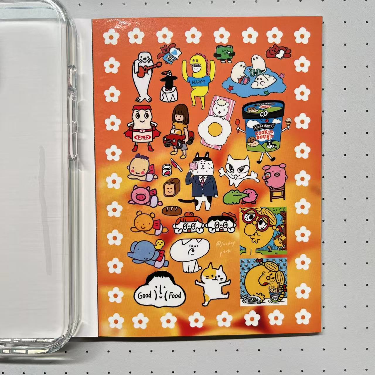 【Limited Edition 6】Sunday Park Sticker Book Handmade Sticker Phone Case
