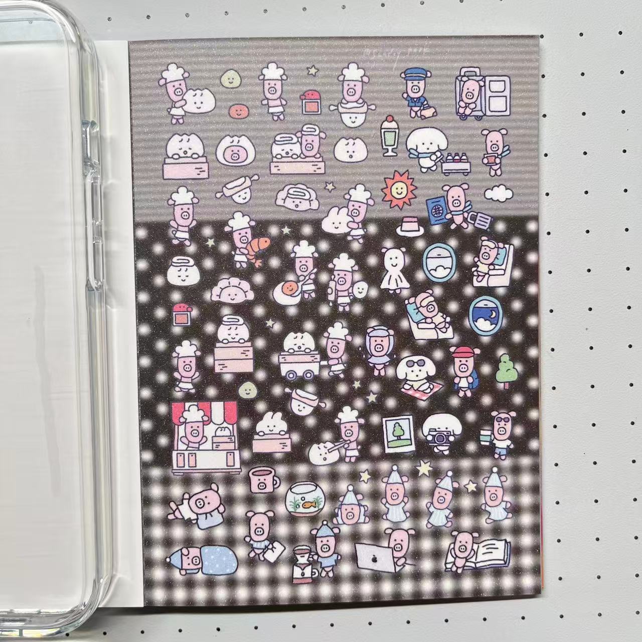 【Limited Edition 6】Sunday Park Sticker Book Handmade Sticker Phone Case