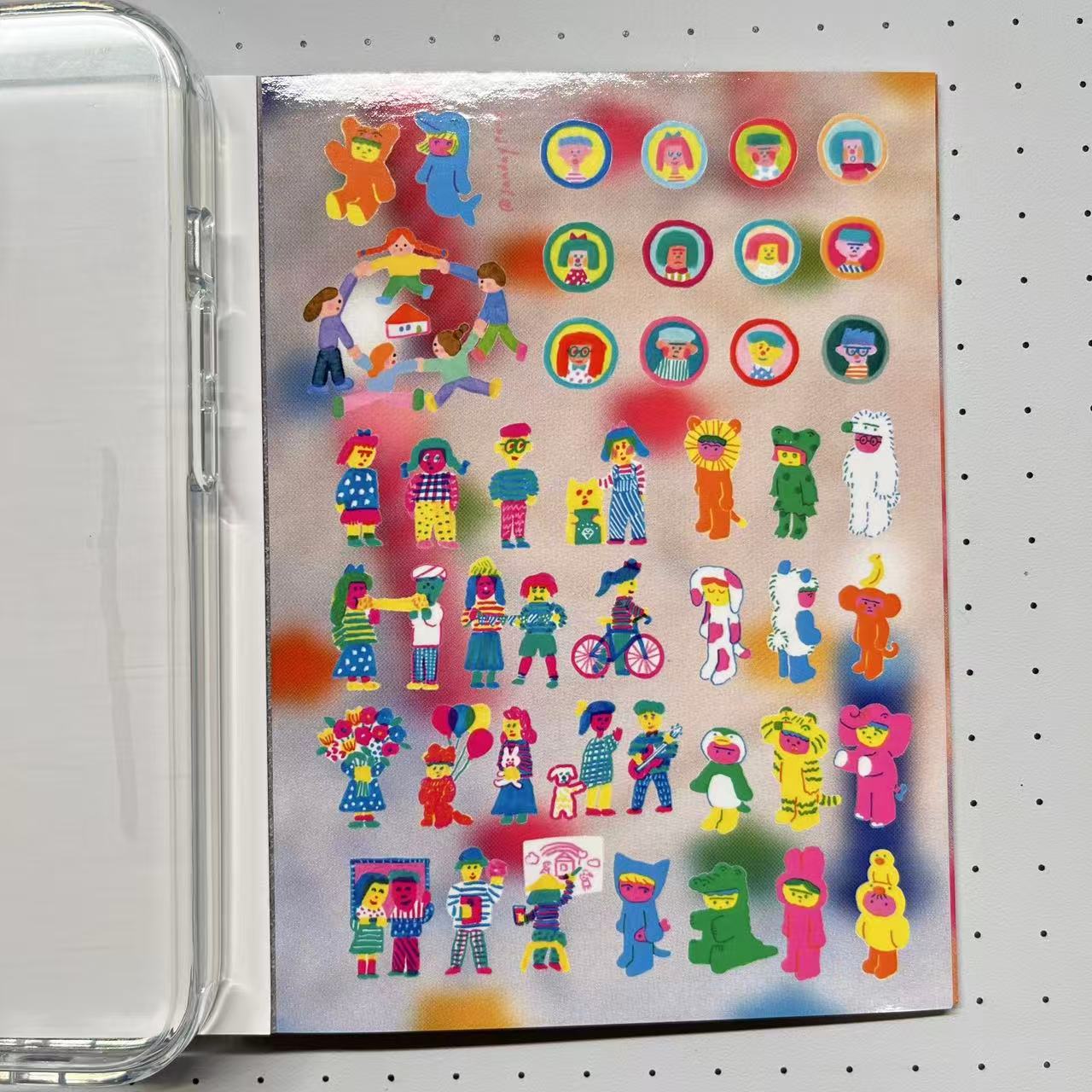 【Limited Edition 6】Sunday Park Sticker Book Handmade Sticker Phone Case