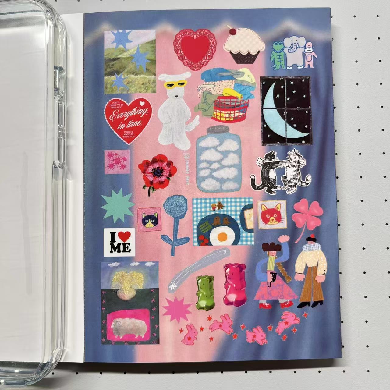 【Limited Edition 6】Sunday Park Sticker Book Handmade Sticker Phone Case