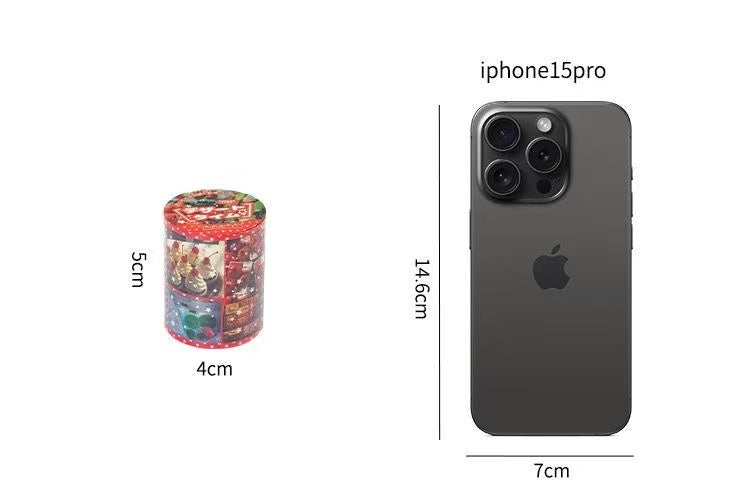 Sweet Time Cute Food Pattern Sticker Roll Set Of 4