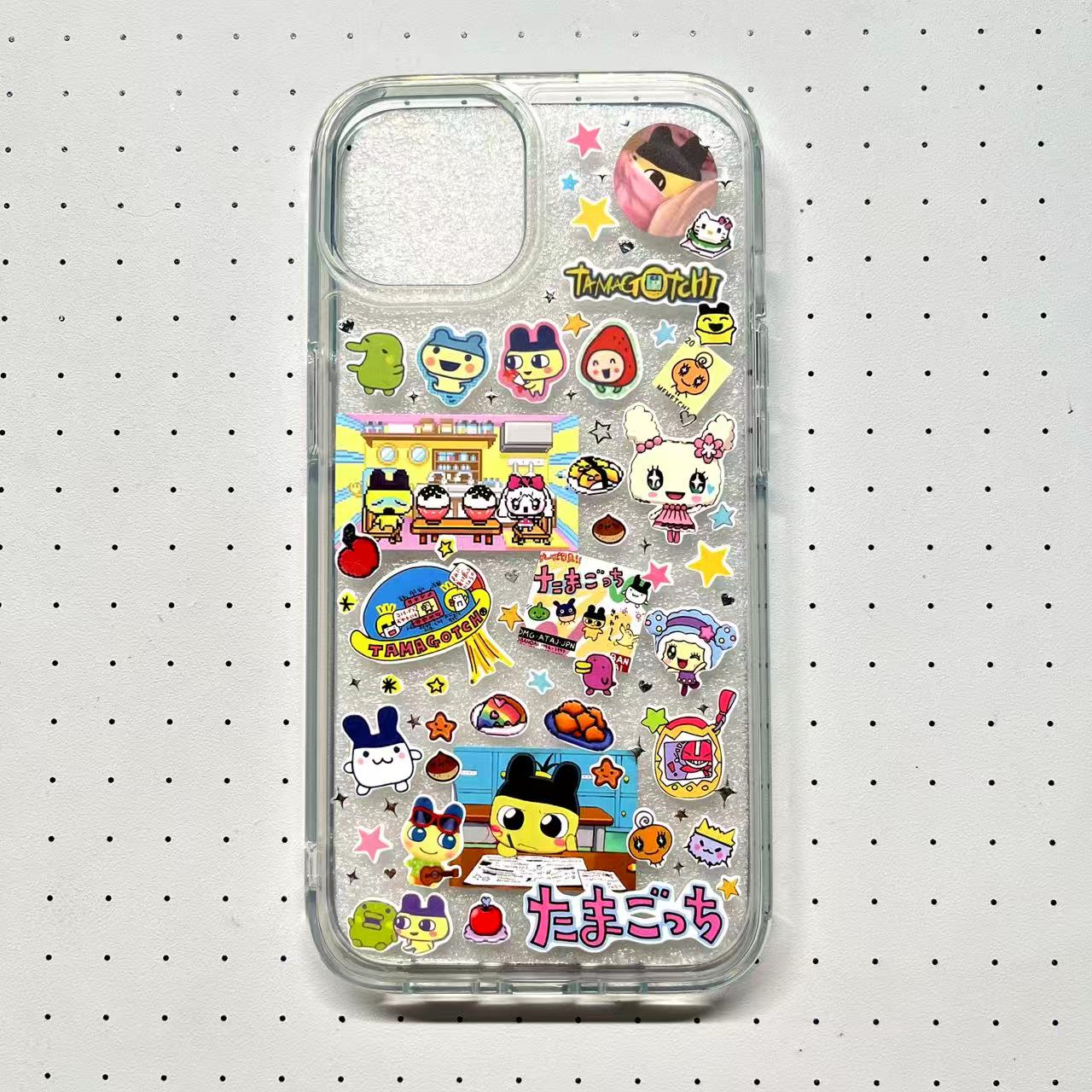 Tamagotchi Handmade Sticker Phone Case (Resin Ver.)