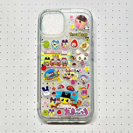 Tamagotchi Handmade Sticker Phone Case (Resin Ver.)
