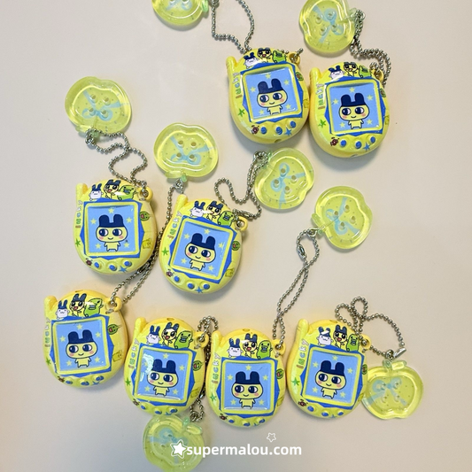 Tamagotchi Little Bear Button Pendant
