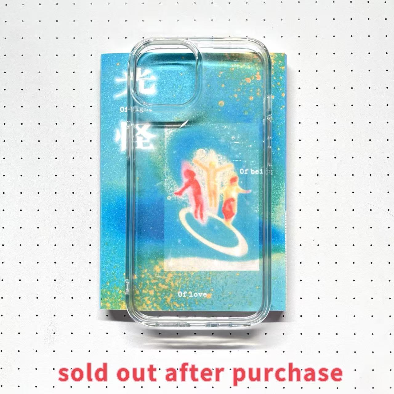 【Limited Edition 4】Teal Sticker Book Handmade Sticker Phone Case