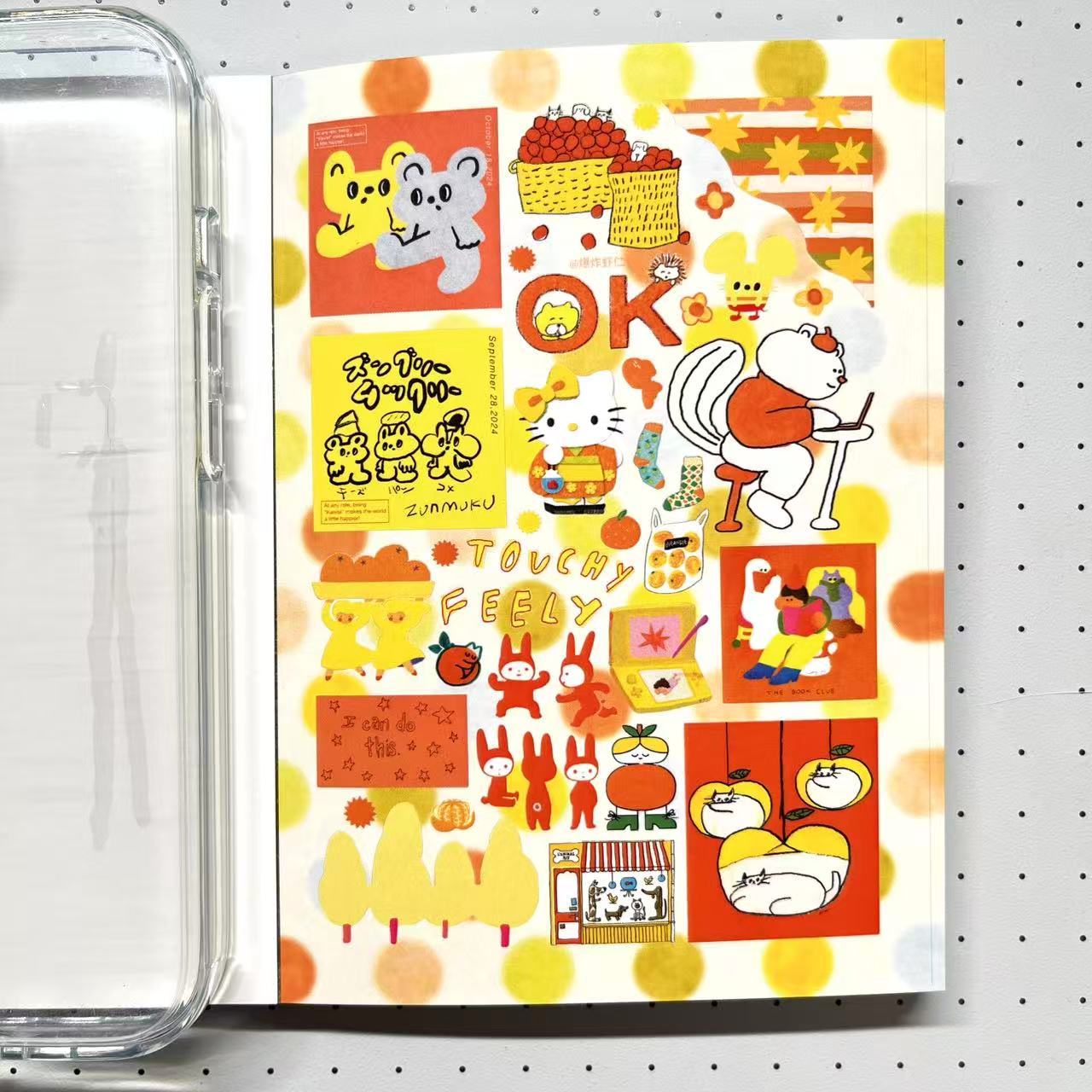 【Limited Edition 4】Teal Sticker Book Handmade Sticker Phone Case