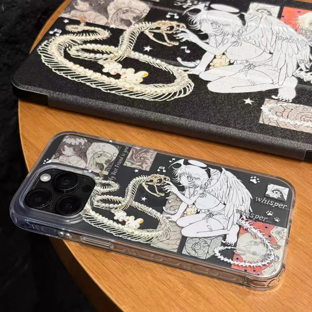 The Skeletal Angel Girl Regular phone case iPhone 17 Case