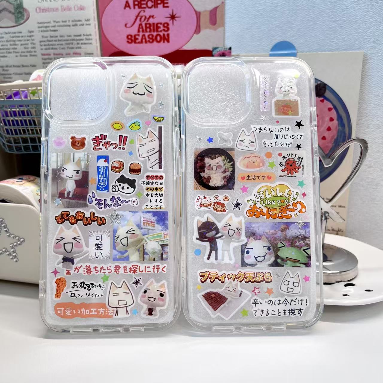 Toro Cat Handmade Sticker Phone Case Samsung Case C&D